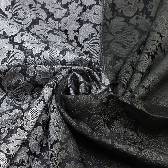  Panel V-50 Damask Wholesale Jacquard Background Curtain Fabrics Living Room and Bedroom Curtains 10 Models  300x300 cm 100% Polyester